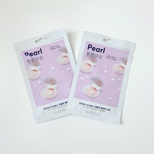 Korean Beauty MISSHA Airy Fit Facial Sheet Mask in Pearl x 2